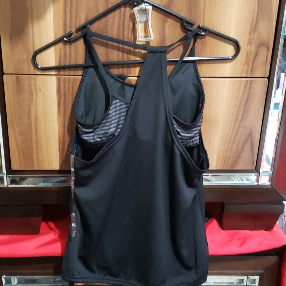 CHAMPION DOUBLE LAYER YOGA WORKOUT TANK TOP MEDIU - Picture 2 of 8